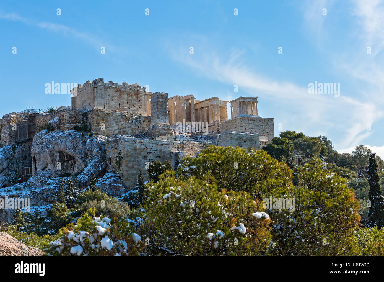 Architecture of the Acropolis, Greece, Athens, winter Stock Photo - Alamy
