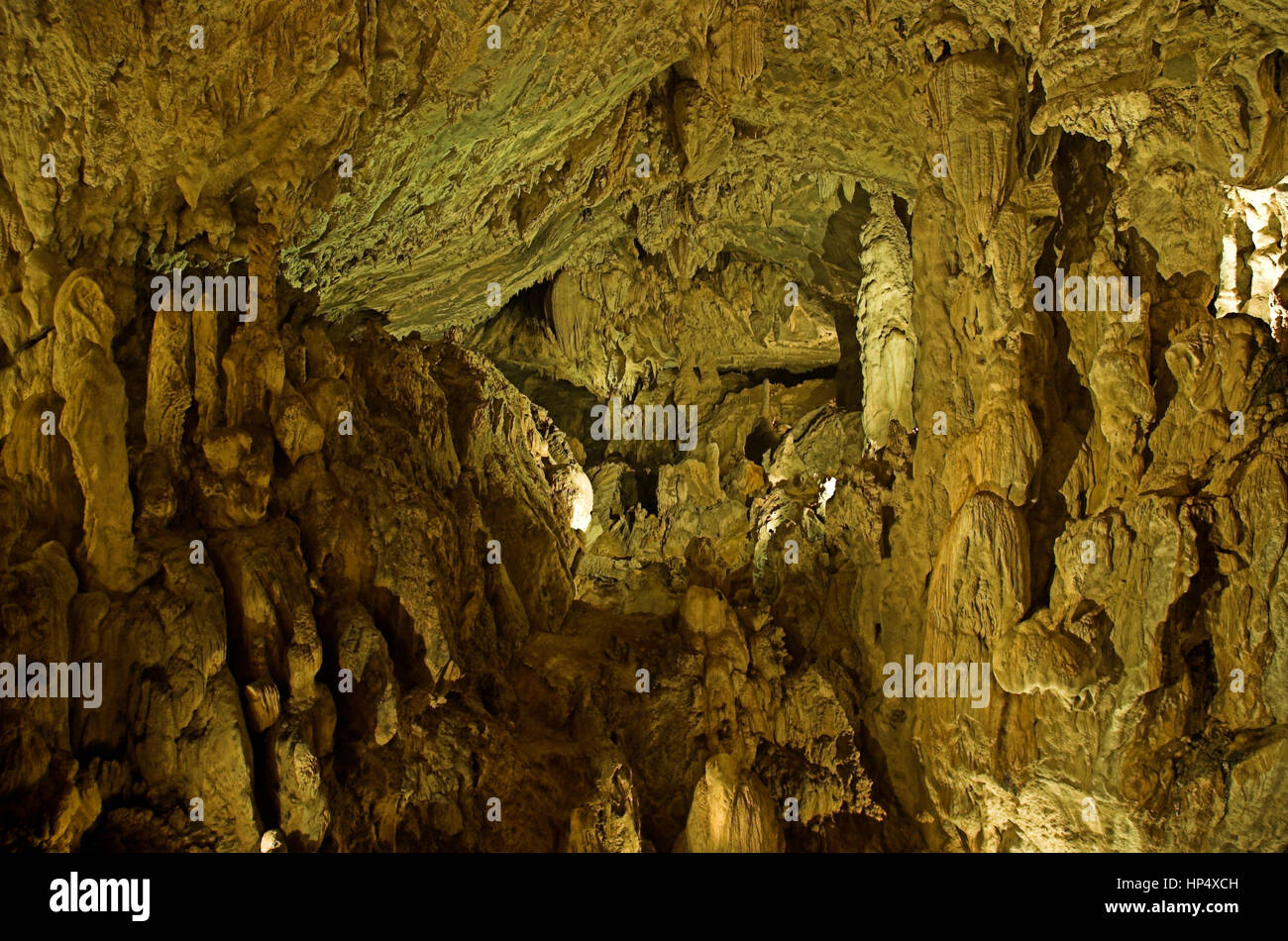 Cave's structures. Gunung mulu national park, sarawak, borneo, malaysia. Stock Photo