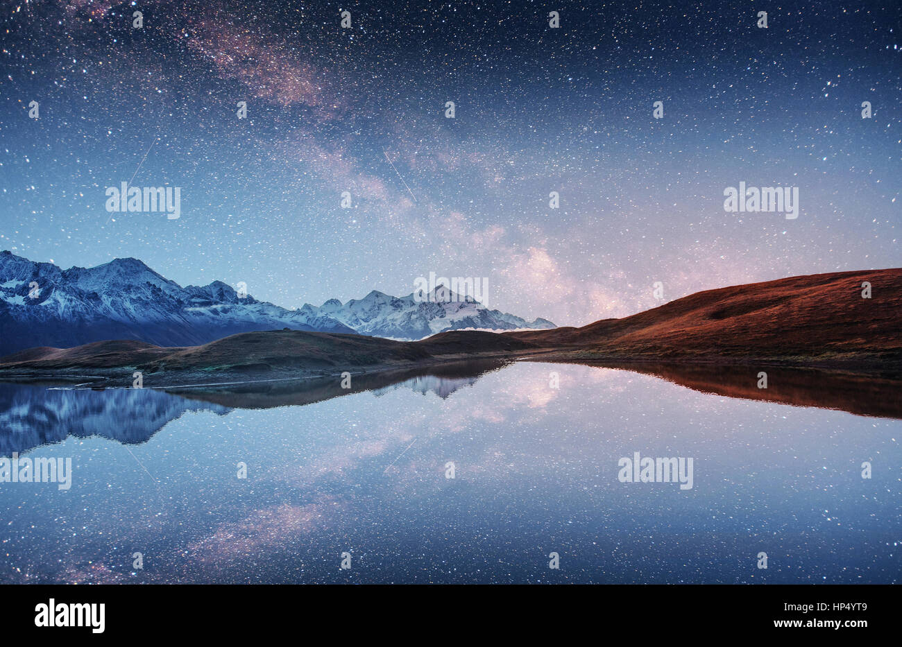 Fantastic starry sky and the Milky Way Stock Photo - Alamy