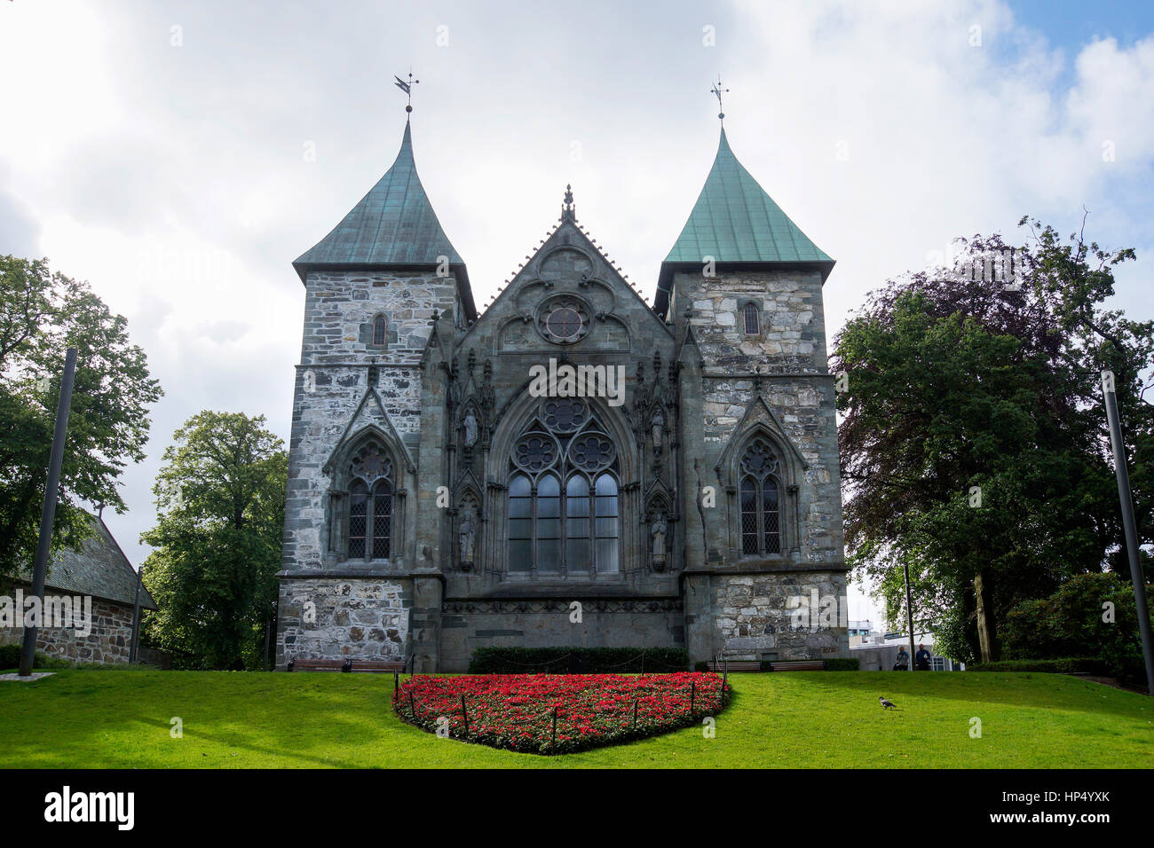 Stavanger domkirke (cathedral), Norway Stock Photo