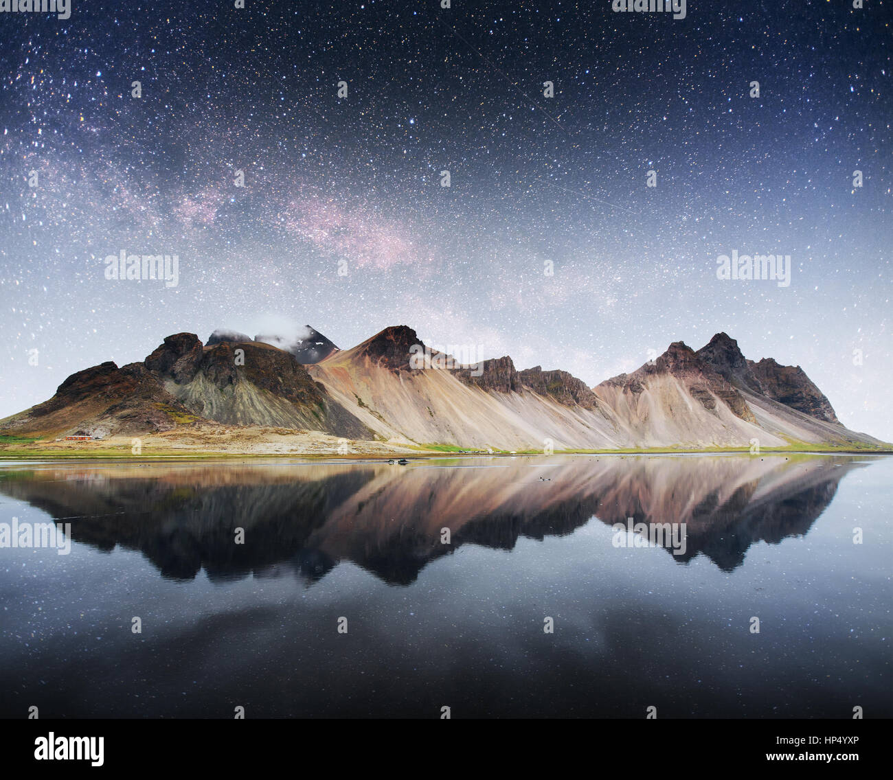 Fantastic starry sky and the Milky Way Stock Photo - Alamy