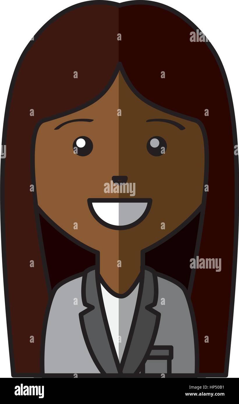 business woman avatar character vector illustration design Stock Vector ...