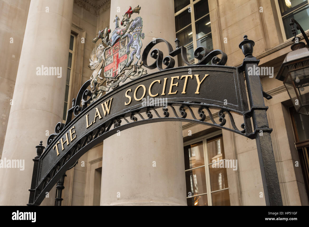 The entrance to the Law Society, Chancery Lane, London, WC2, UK Stock Photo