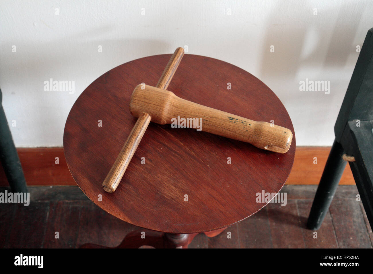Wooden rope bed hi-res stock photography and images - Alamy