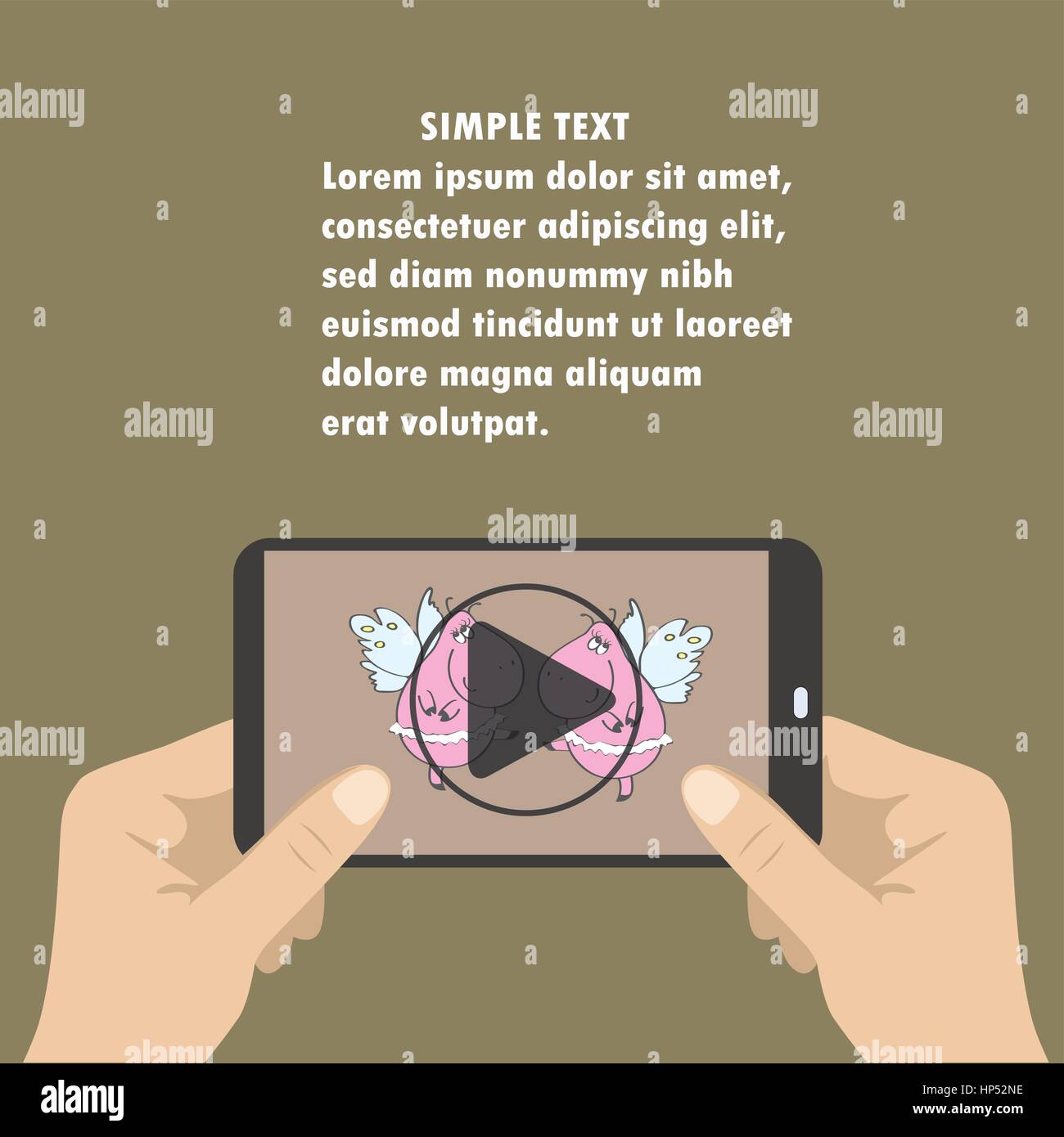 Playback screen Stock Vector Images - Alamy