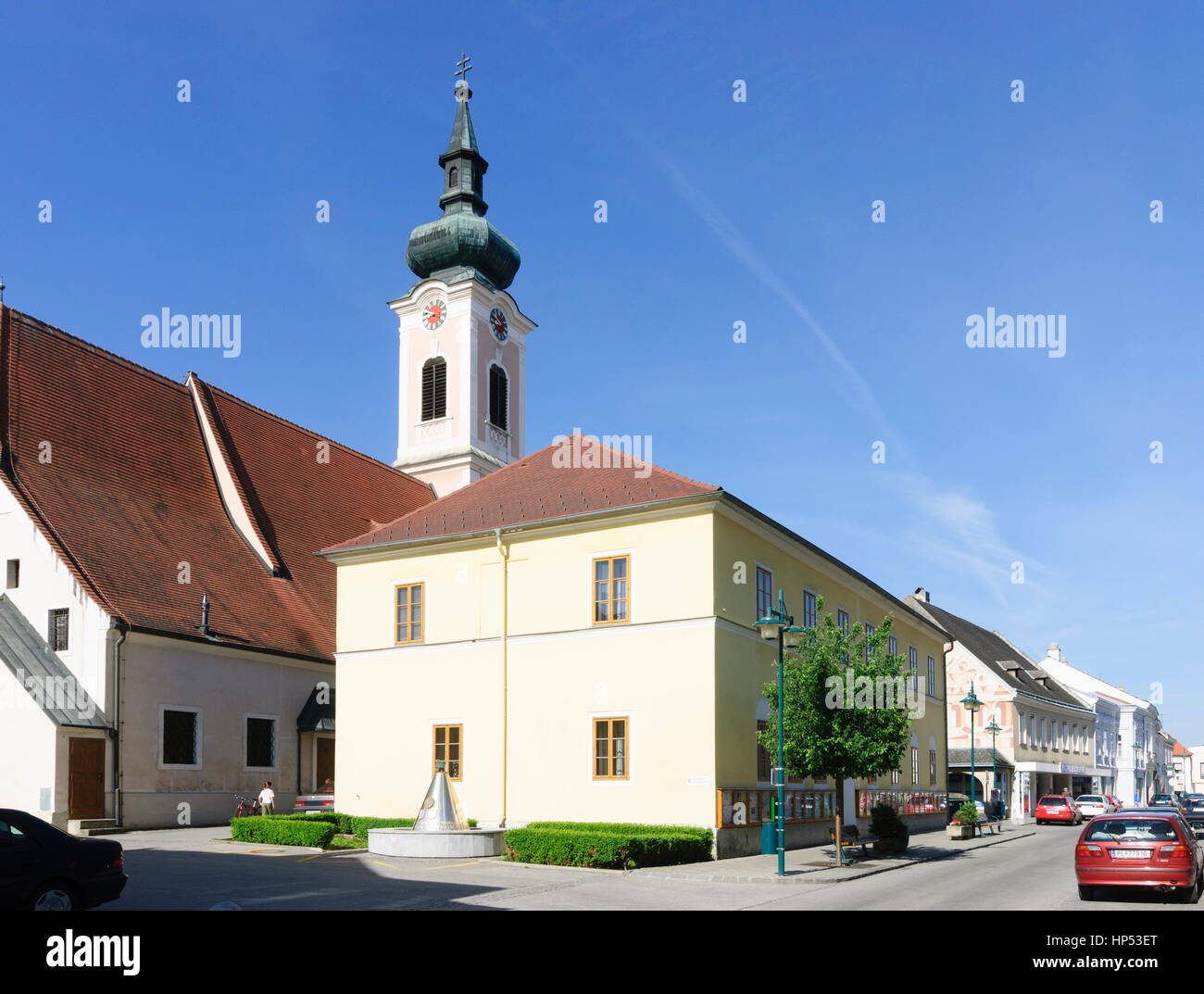 Traismauer, church Hl. Rupert, Donau, Niederösterreich, Lower Austria, Austria Stock Photo