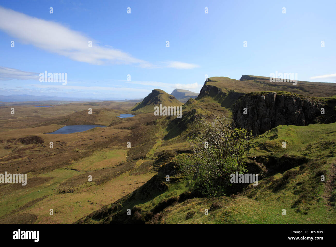 Quiraing, Isle of Skye, Scotland, Great Britain Stock Photo