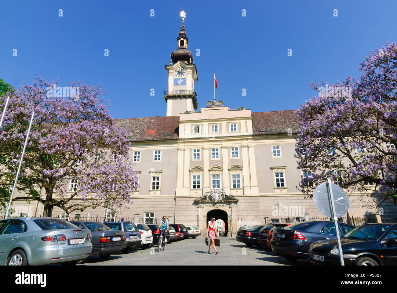 Linz, Landhaus, state house, Donau, Oberösterreich, Upper Austria ...