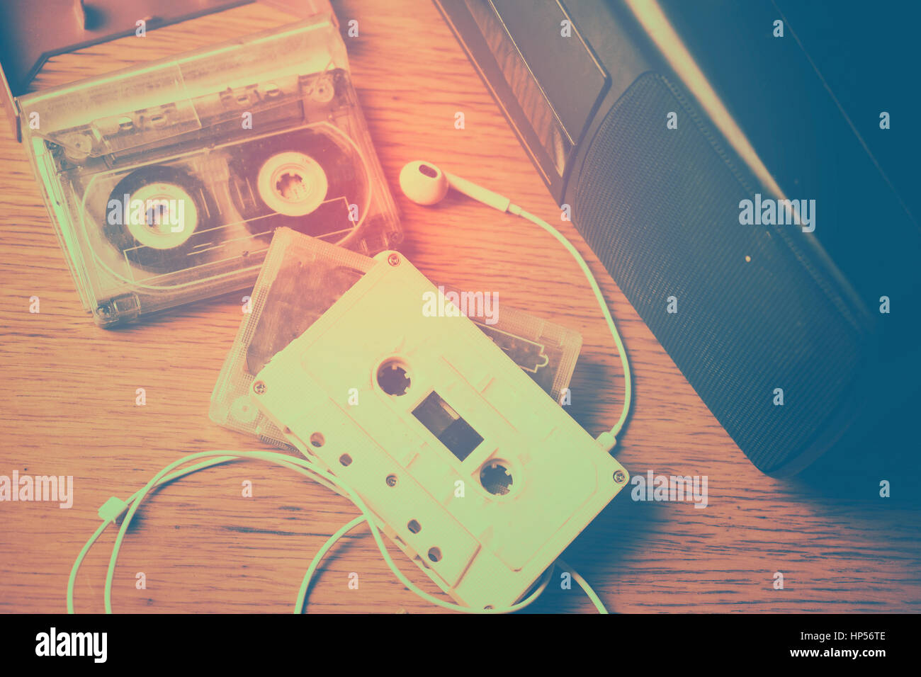Retro cassette recorder Stock Photo Alamy