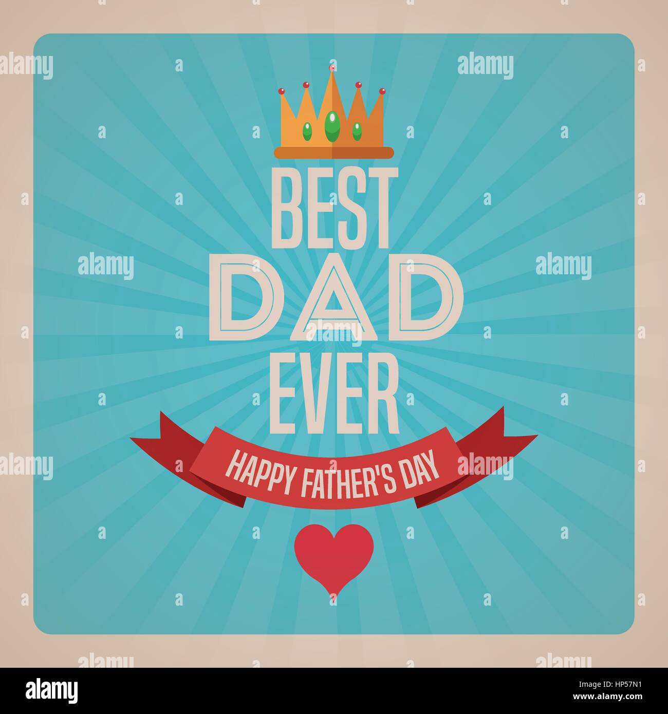 happy fathers day concept with icon design, vector illustration 10 eps ...