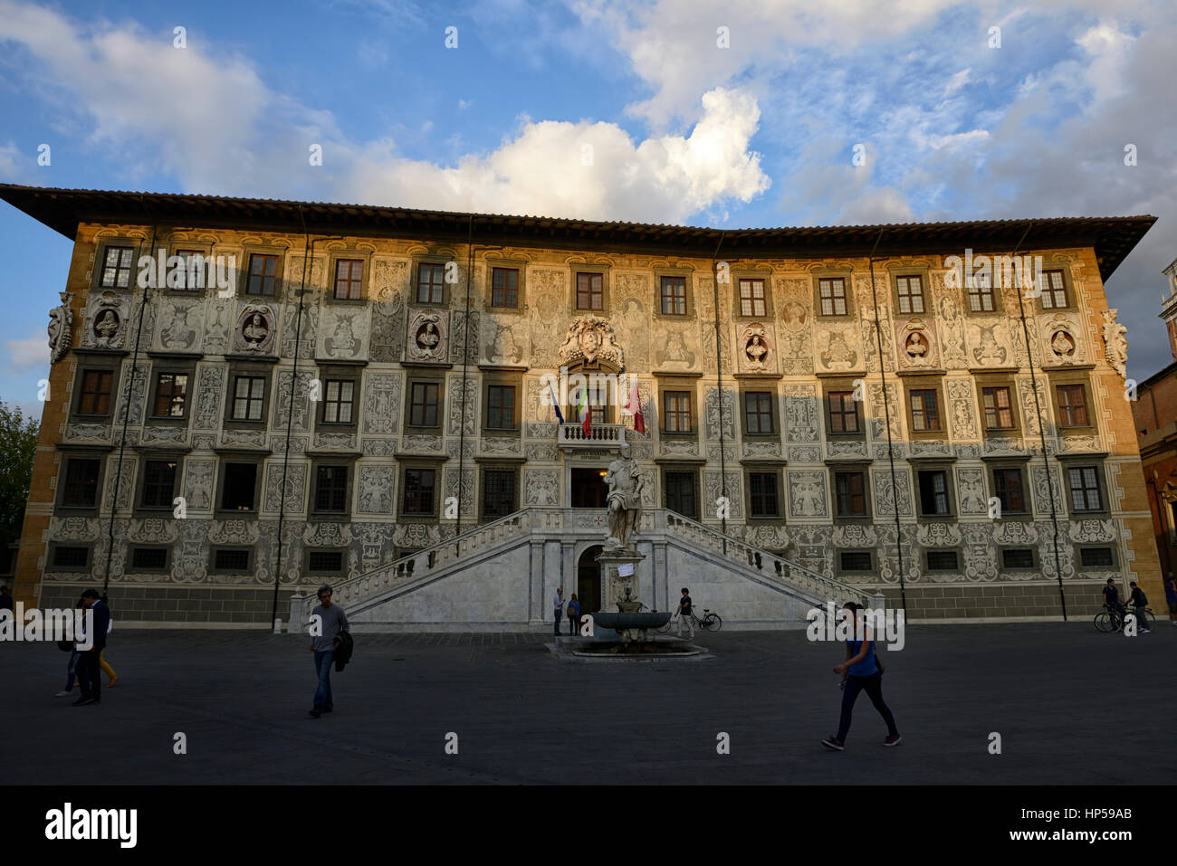 Scuola Normale Superiore Pisa University Palazzo della Carovana dei Cavalieri Knights Square Pisa Italy RM World Stock Photo