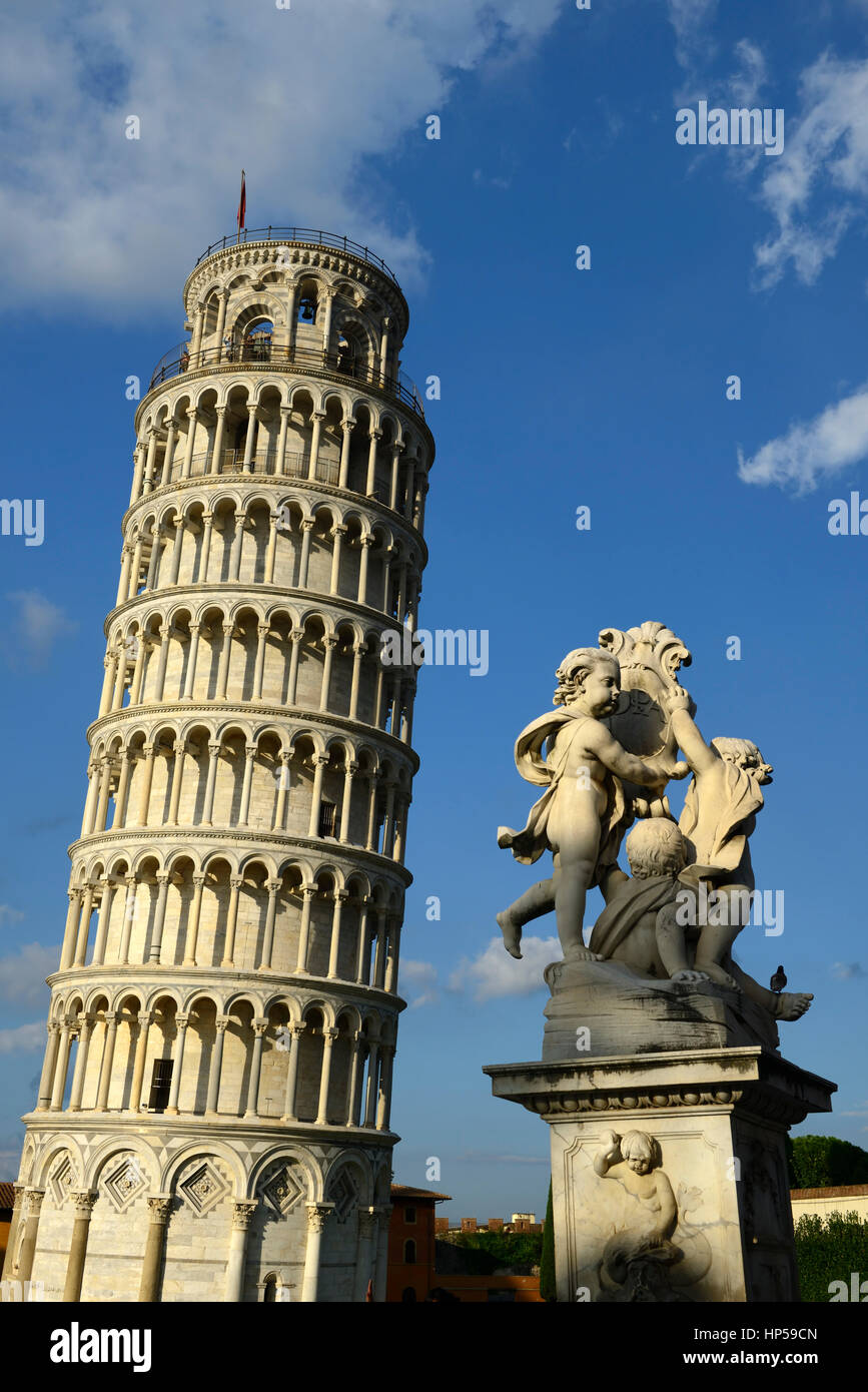 The Leaning Tower, Piazza dei Miracoli, Pisa, Italy, RM World, Stock Photo