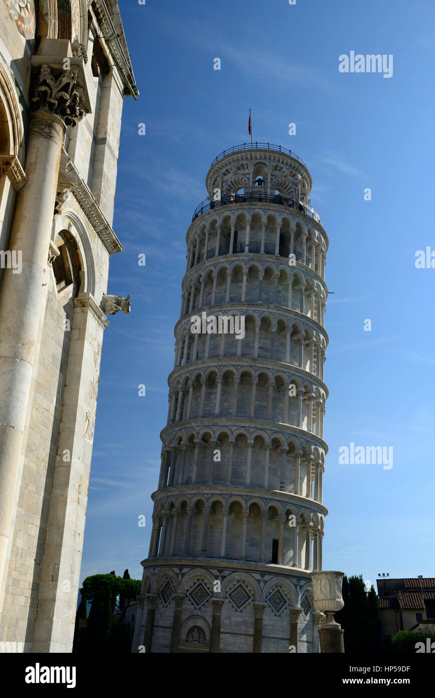 The Leaning Tower, Piazza dei Miracoli, Pisa, Italy, RM World, Stock Photo