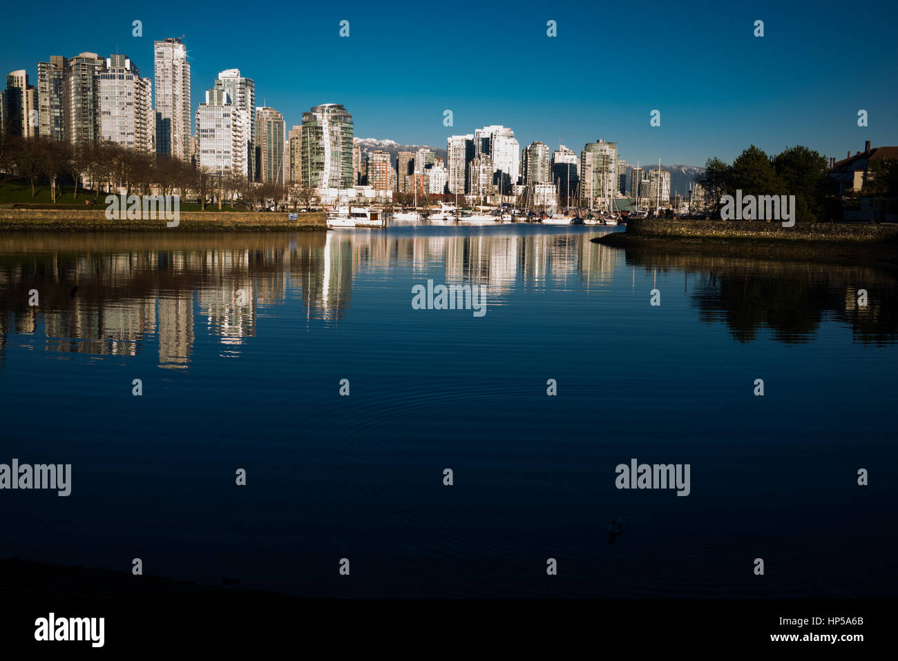 False Creek, Vancouver Stock Photo - Alamy