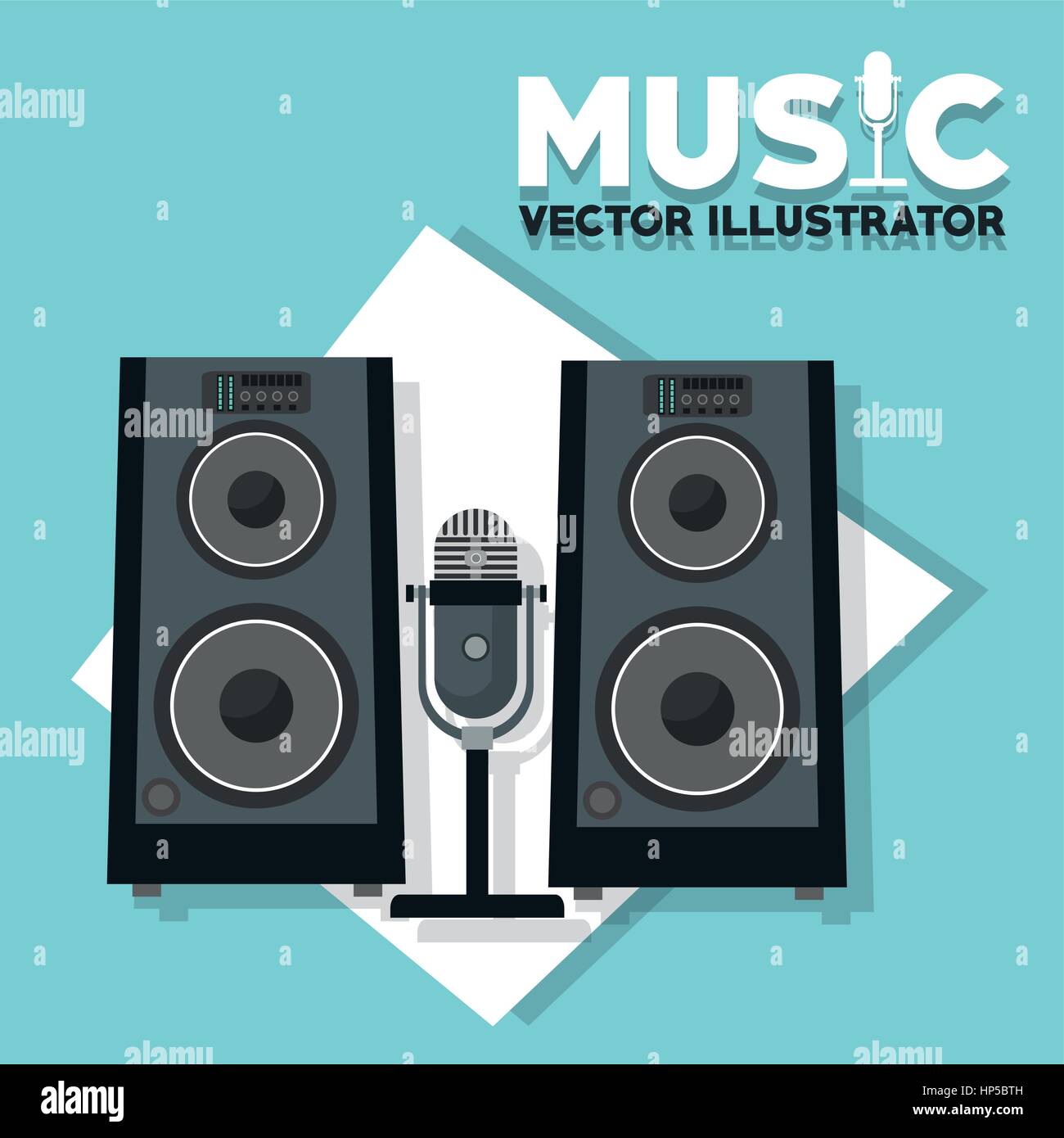 Music concept with icon design, vector illustration 10 eps graphic ...