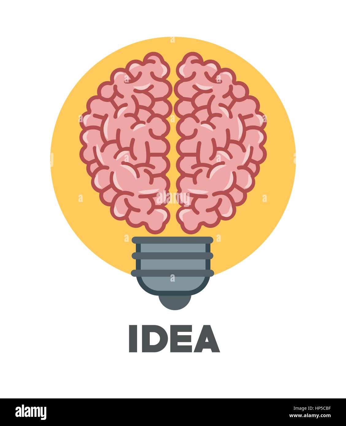 Idea concept with icon design, vector illustration 10 eps graphic Stock ...