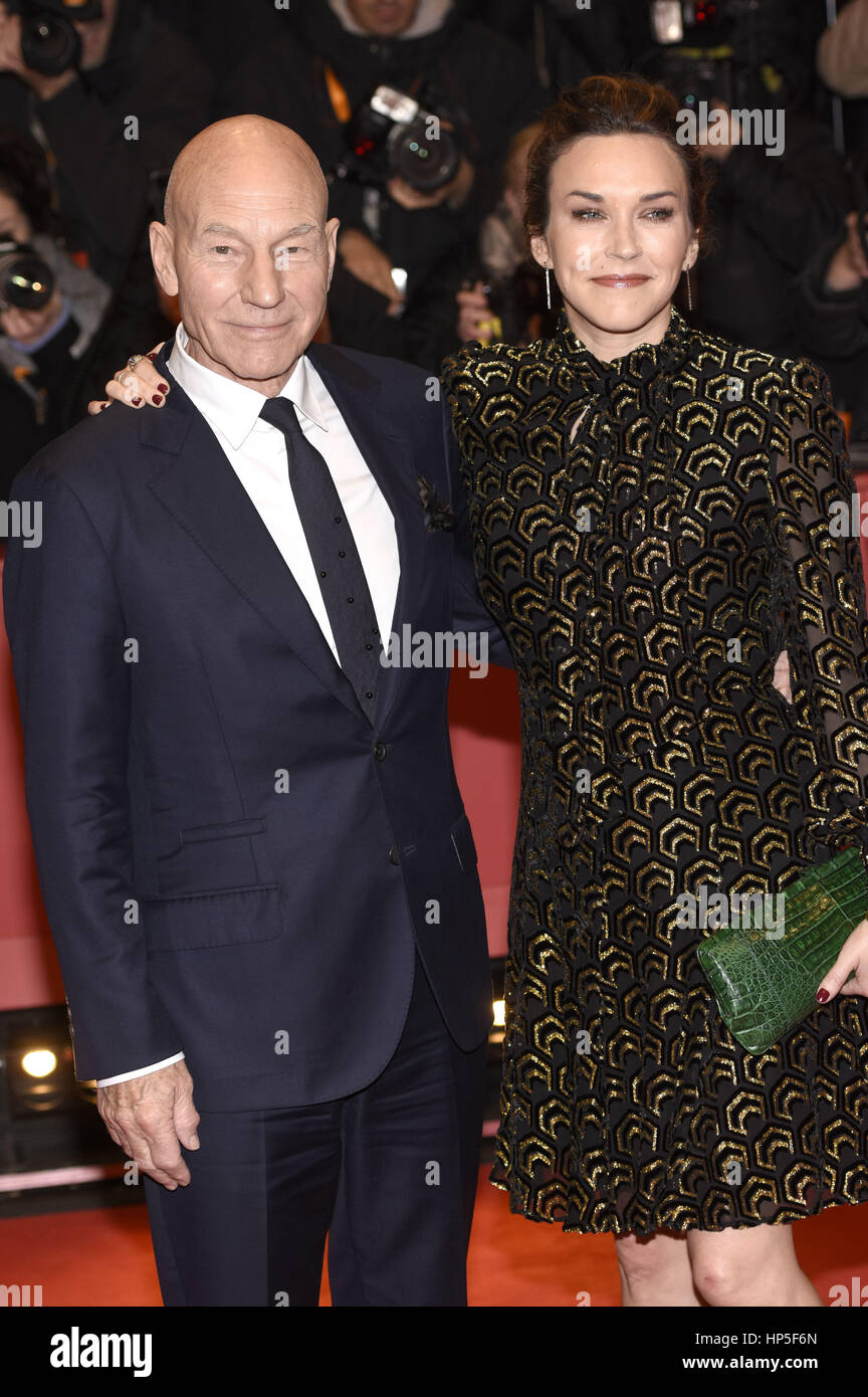 Berlin, Germany. 17th Feb, 2017. Patrick Stewart and his wife Sunny ...
