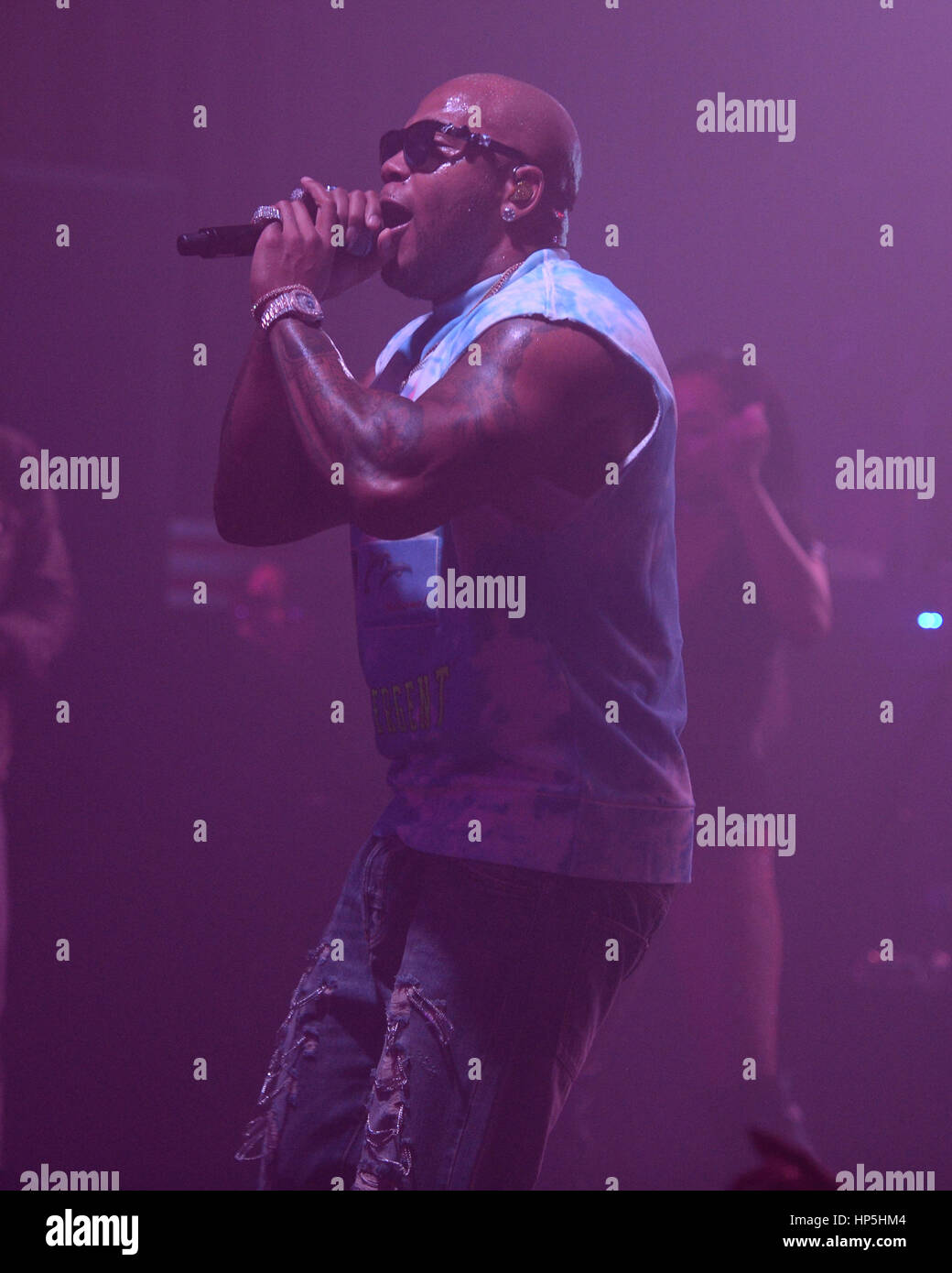 Miami Beach, FL, USA. 17th Feb, 2017. Flo Rida poses backstage at Liv ...