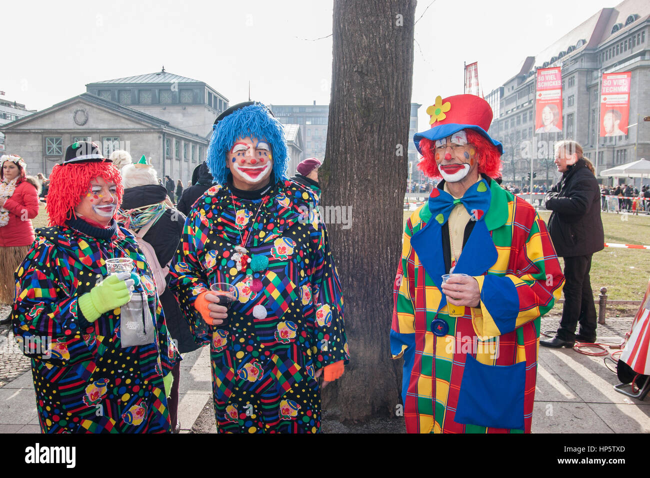 Berlin, Germany. 19th Feb, 2017. Carnival parade. Berlin, Germany. Credit: Michael Koenig/Alamy Live News Stock Photo