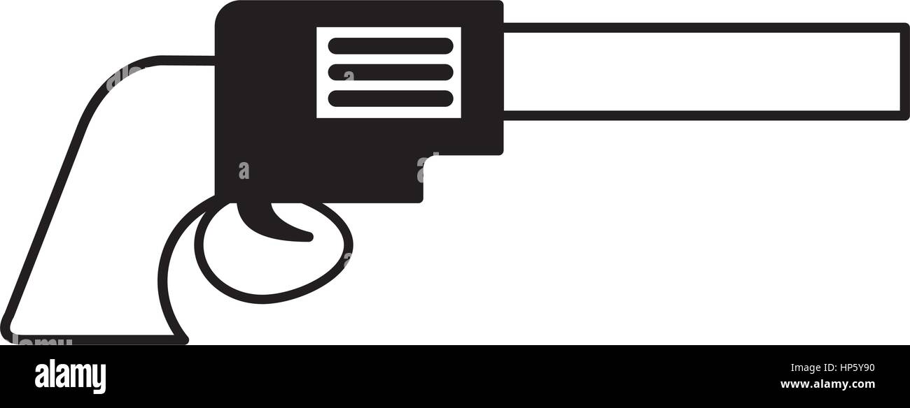 cowboy gun isolated icon vector illustration design Stock Vector Image ...