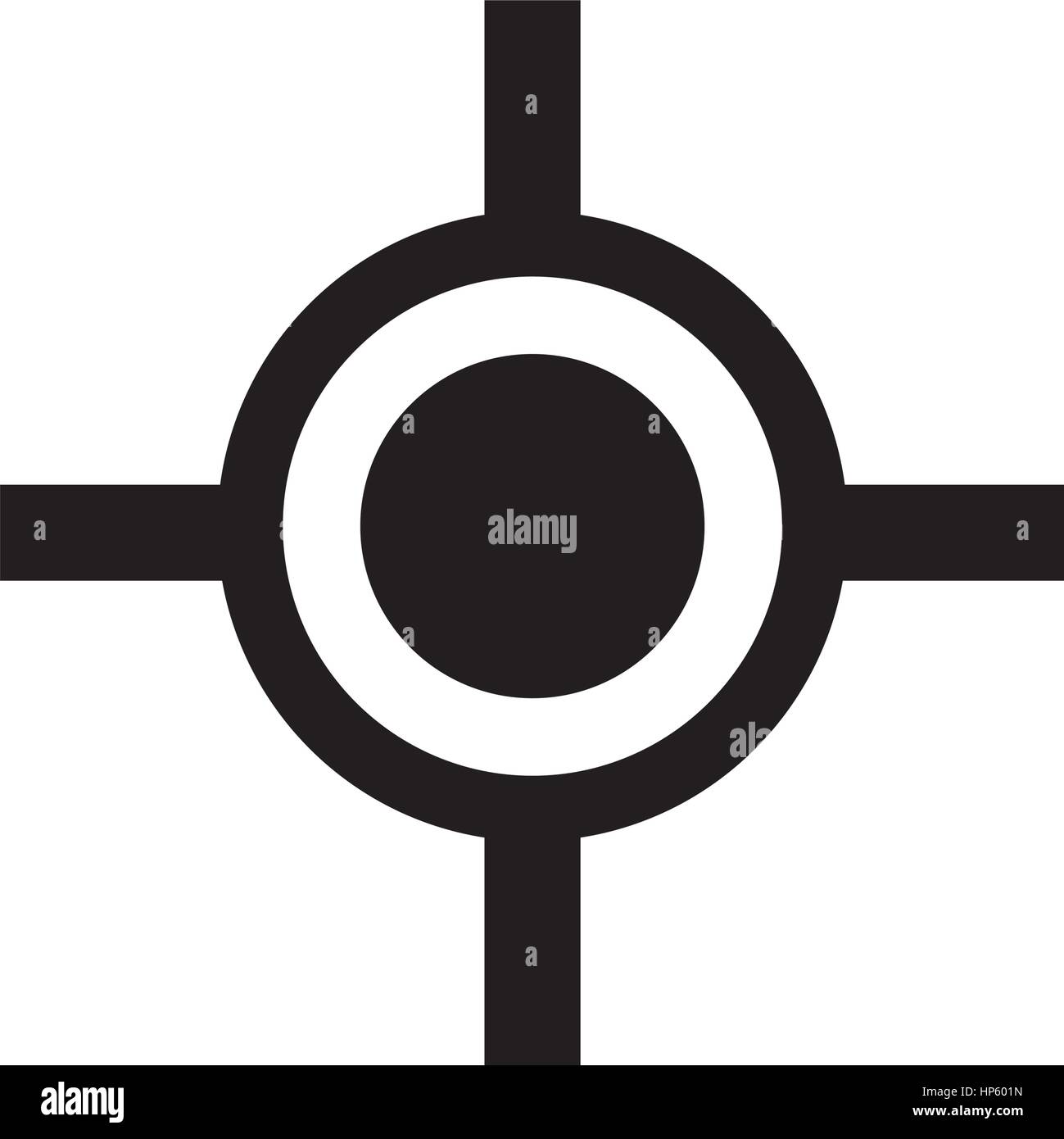 target point isolated icon vector illustration design Stock Vector ...
