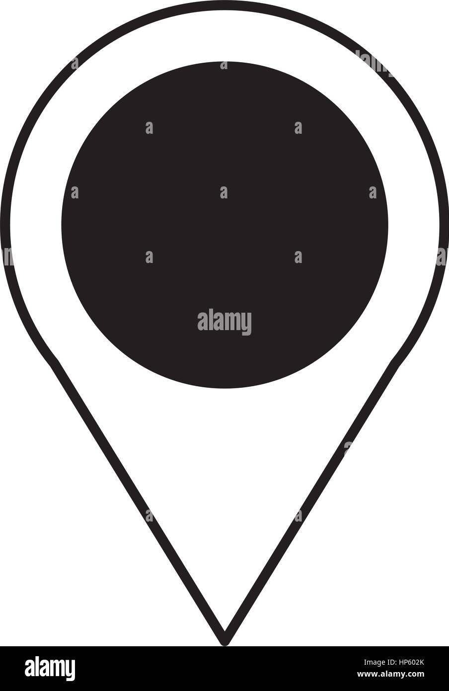 pin pointer location icon vector illustration design Stock Vector Image ...