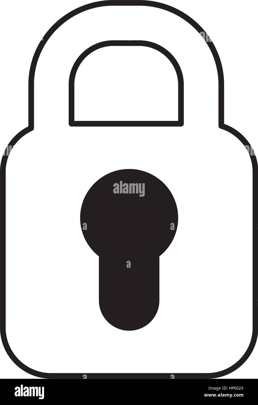 safe padlock isolated icon vector illustration design Stock Vector ...