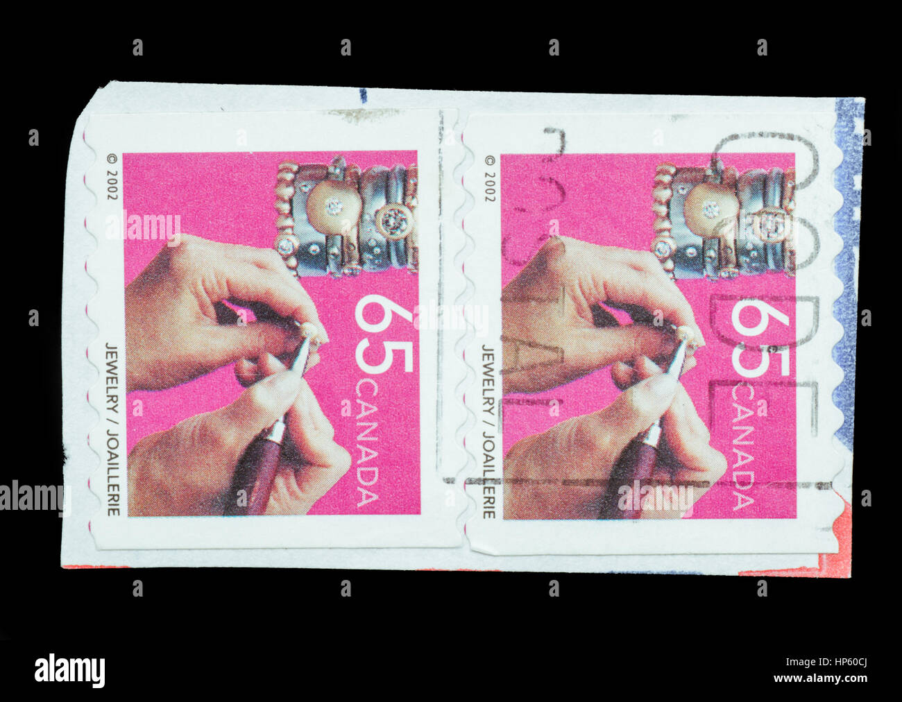 Postage Stamp isolated Stock Photo