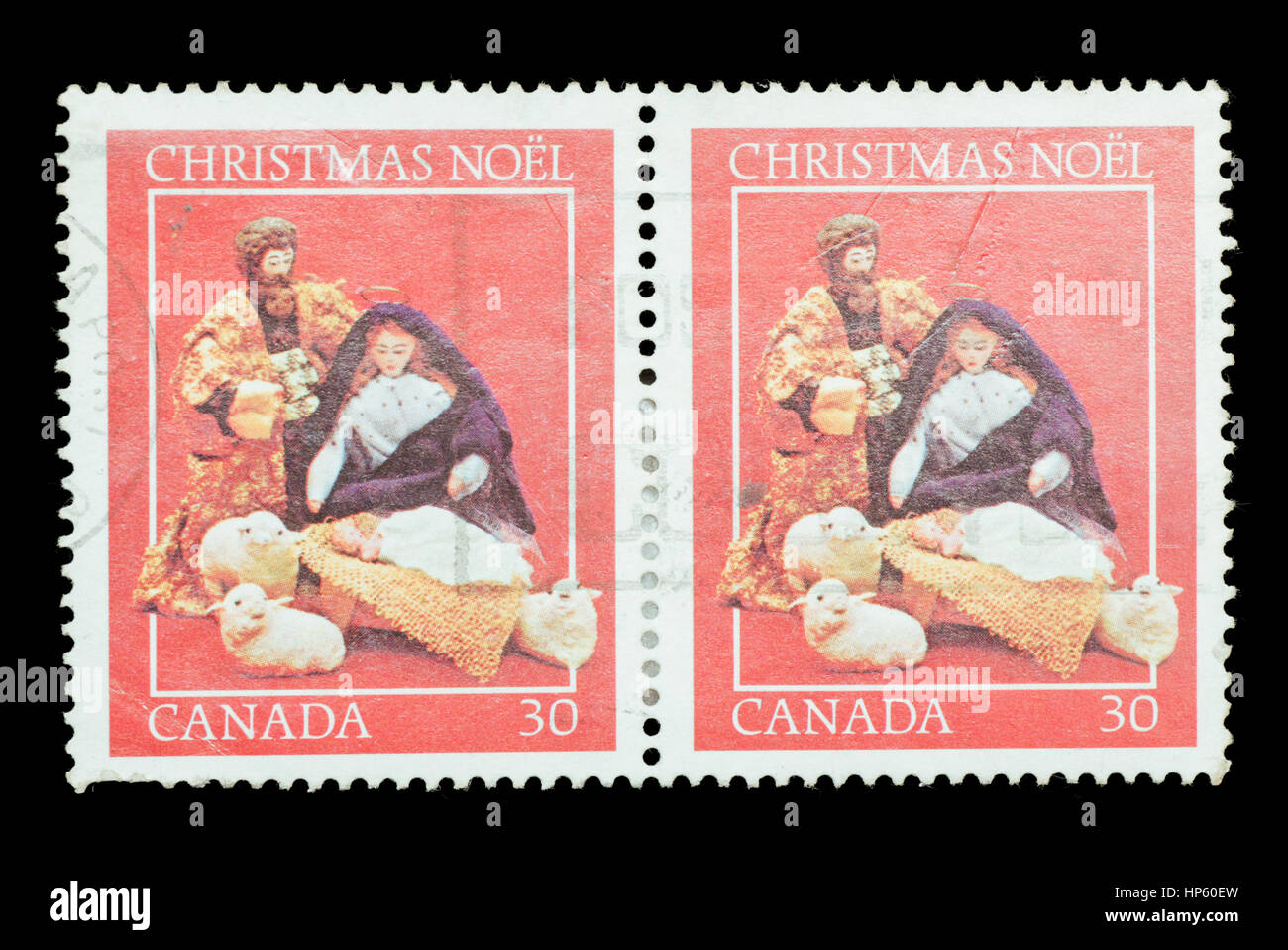 Postage Stamp isolated Stock Photo