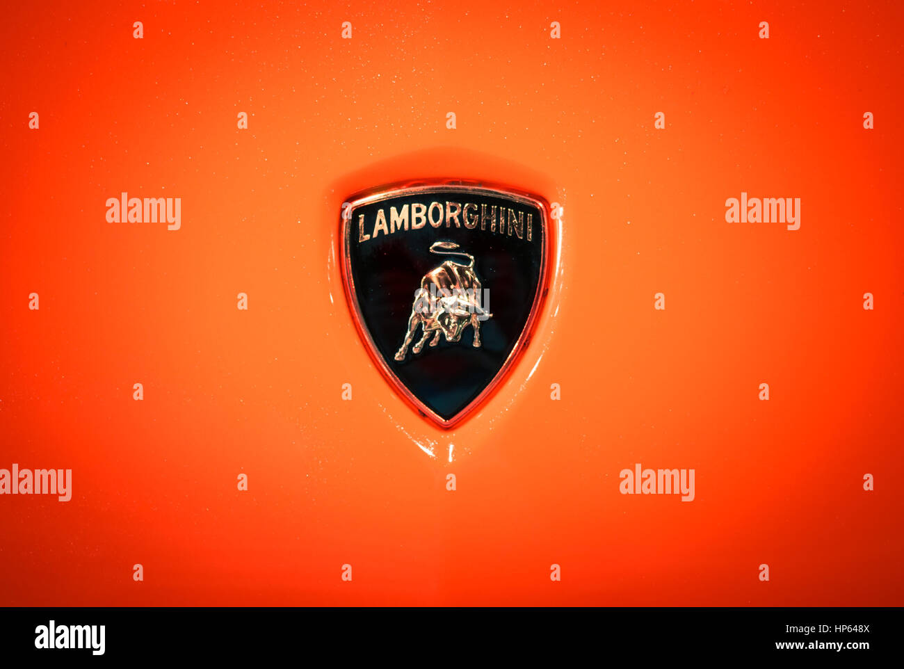 Lamborghini bull logo hi-res stock photography and images - Alamy