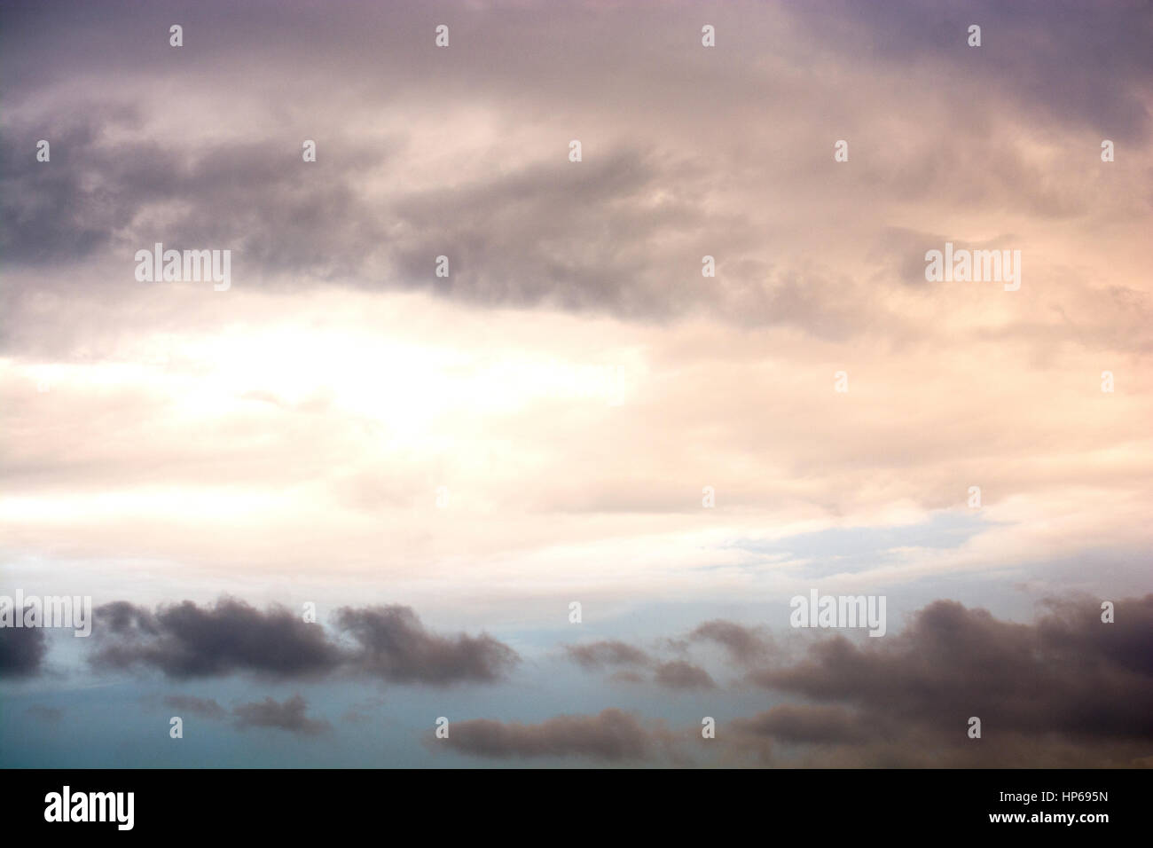 Dark and grey clouds are in the sky Stock Photo - Alamy