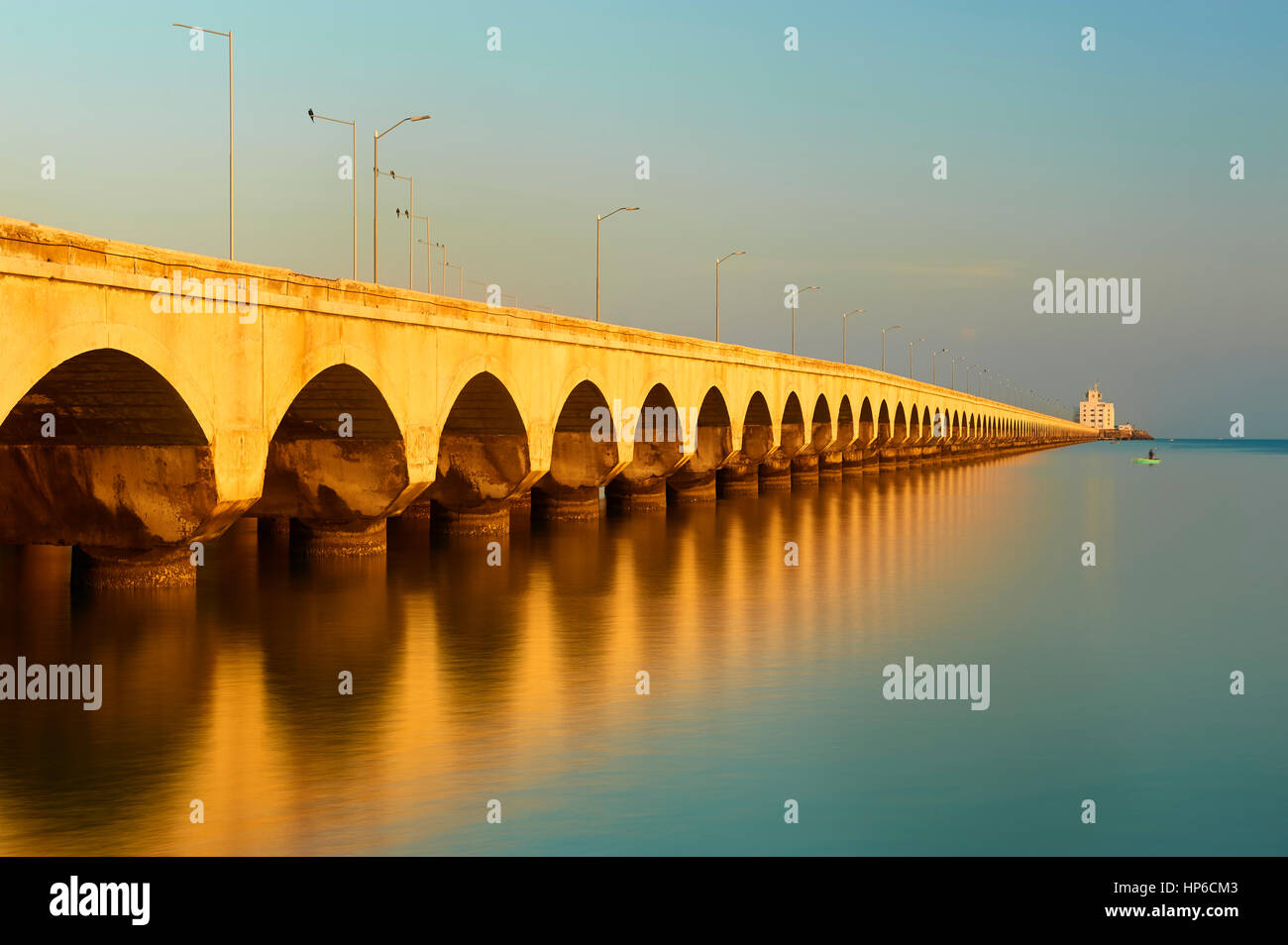 Customs port in Progreso, Yucatan, Mexico, 4 miles in length. Transit