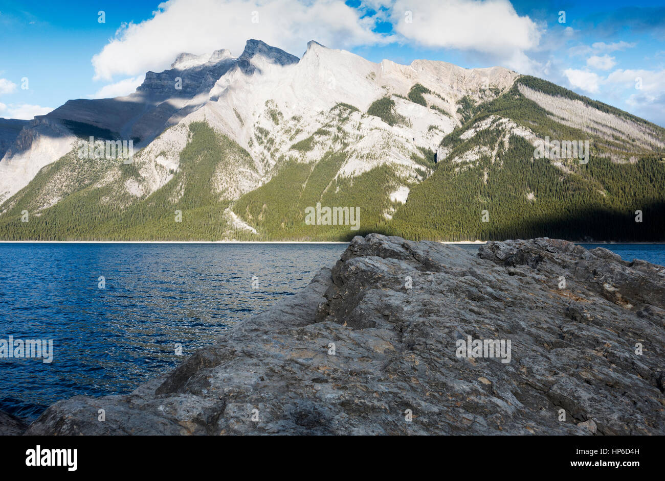 Lake Minnewanka, Banff National Park, Alberta, Canada Stock Photo