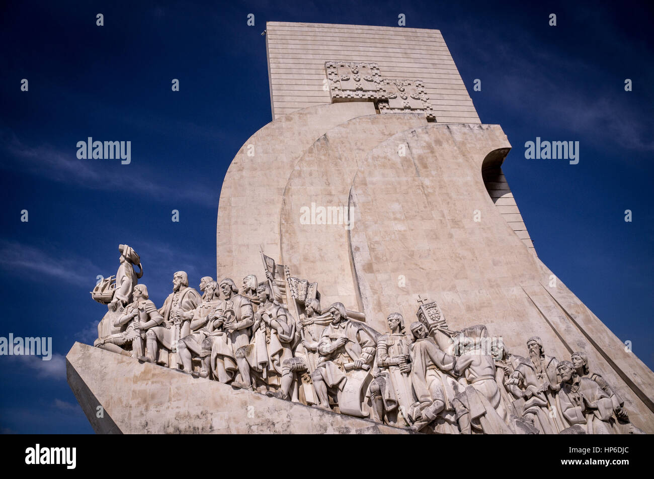 Sailor and explorer memorial in Lisbon, Portugal Stock Photo