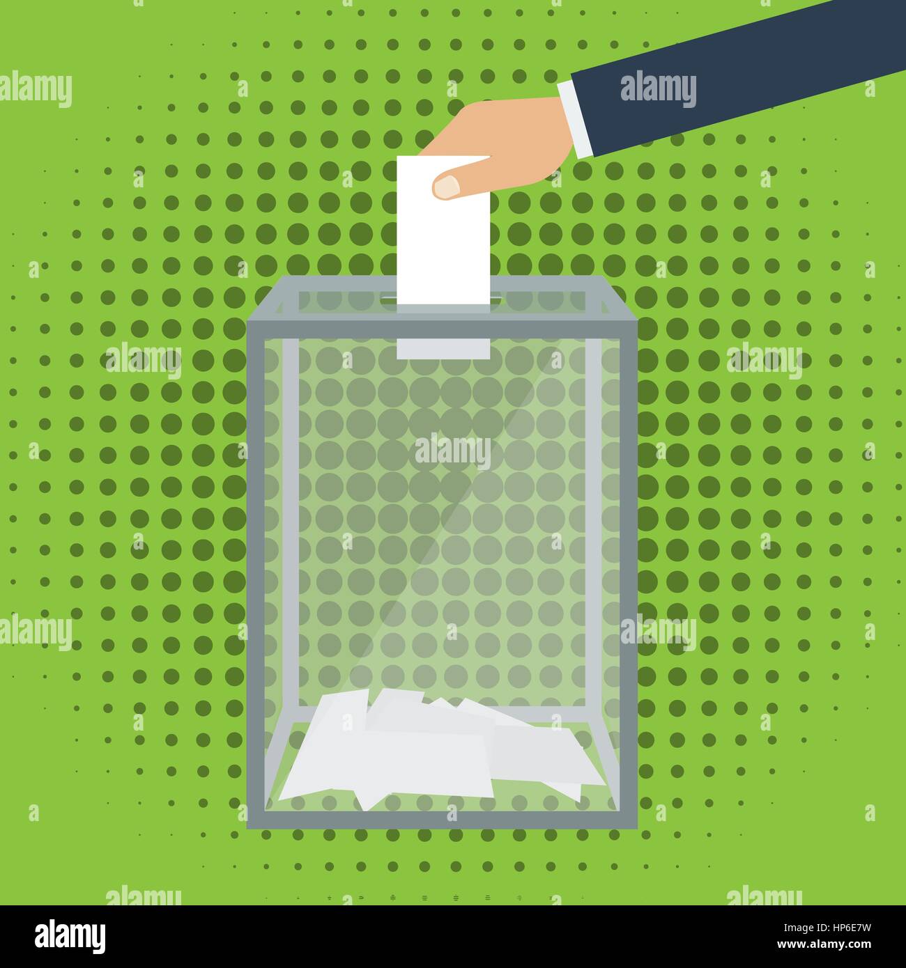 Voting, election concept. Vector illustration flat design style ...