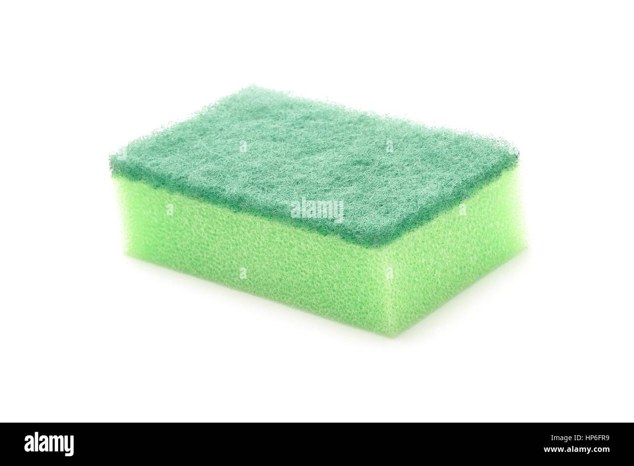 Cleaning sponges. Isolated on white background Stock Photo