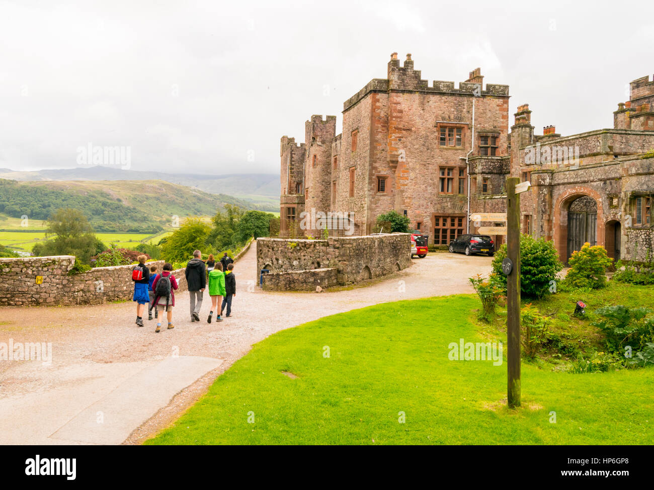 Muncaster Castle, Ravenglass, Cumbria, UK Stock Photo