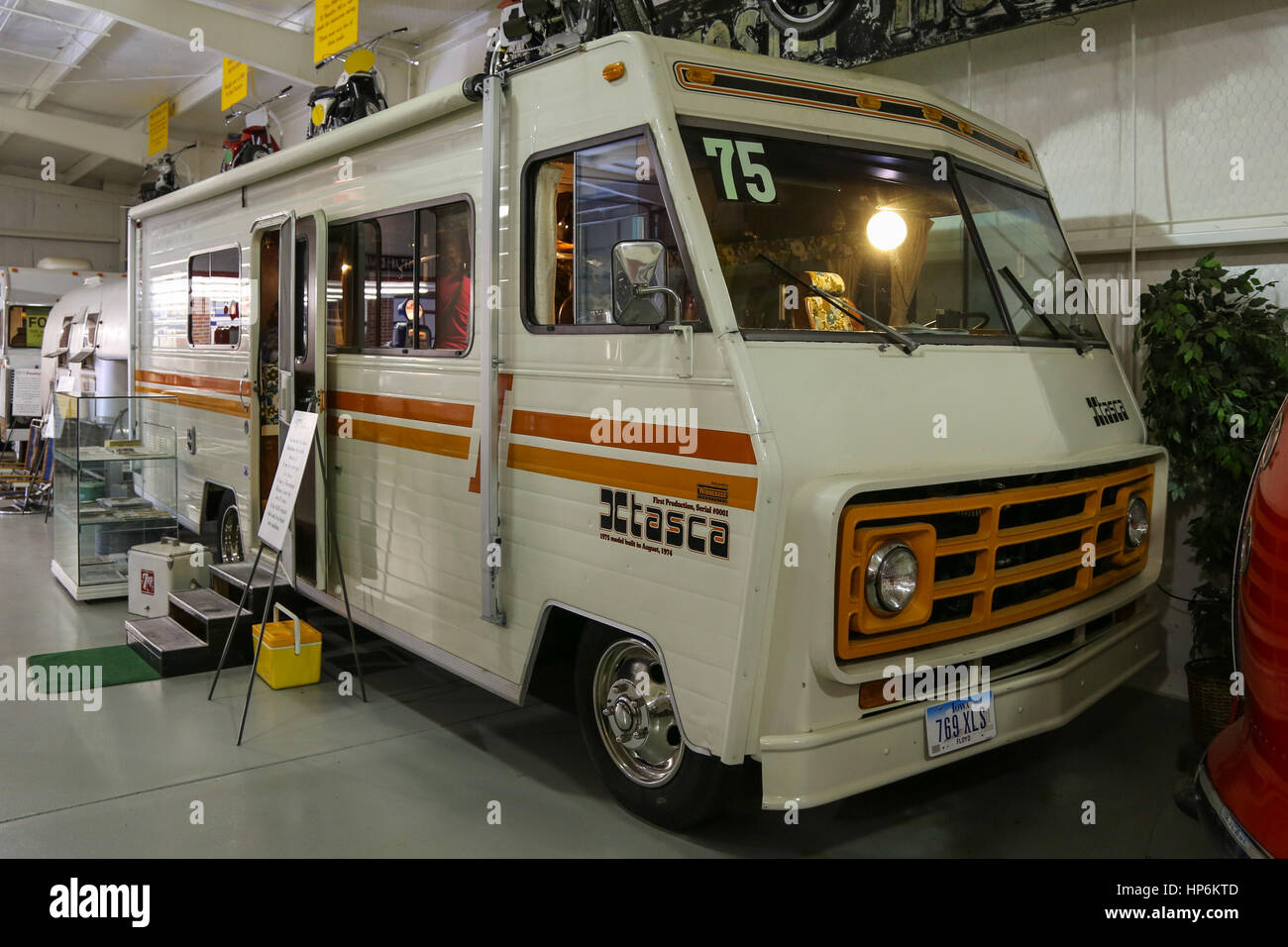 1975 Itasca motorhome at Jack Sisemore Traveland RV Museum Stock