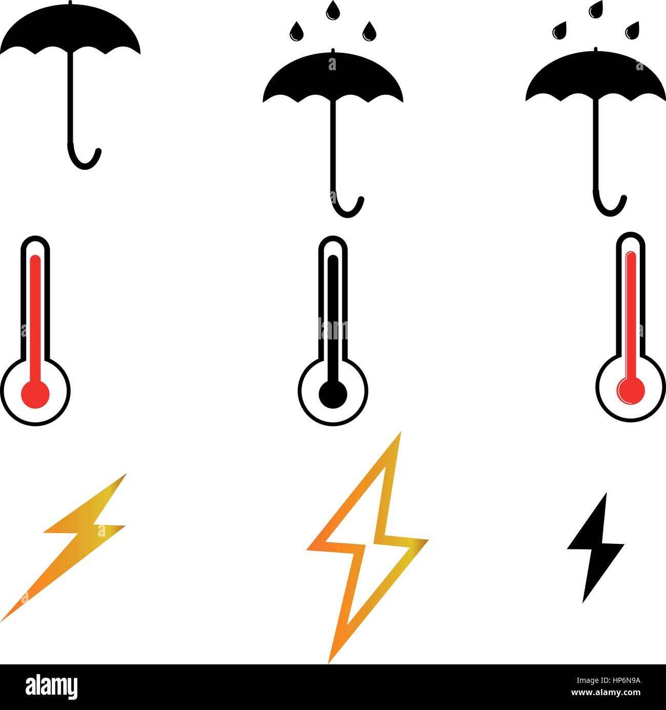 Climate forecasting Stock Vector Images - Alamy