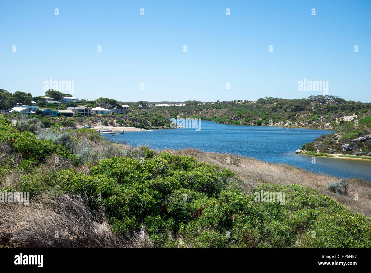 Landscape view of Moore river in Western Australia Stock Photo Alamy