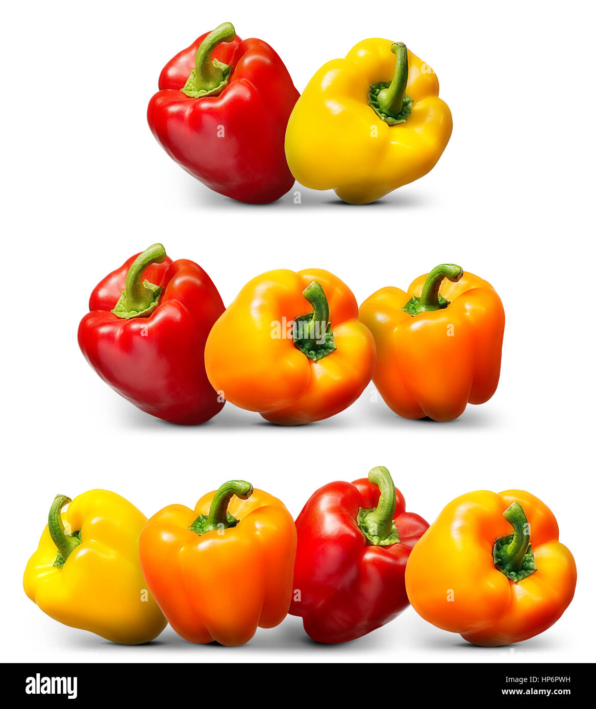 Sweet pepper isolated on white Stock Photo Alamy