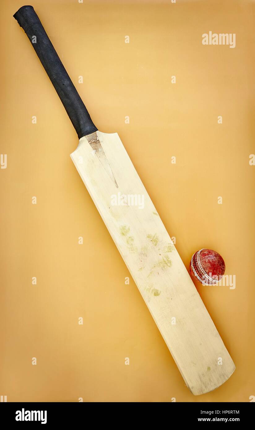 A studio photo of cricket gear on grass Stock Photo Alamy