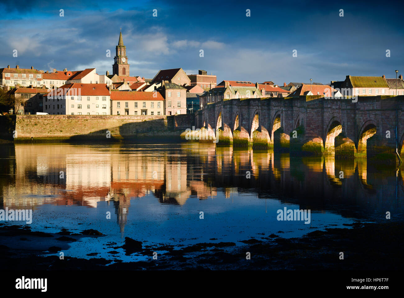 England's most northerly town Berwick upon Tweed Stock Photo
