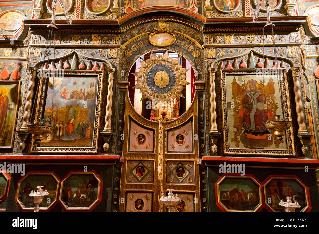 Iconostasis Inside St Basils Cathedral At Red Square In 30+ St Basils