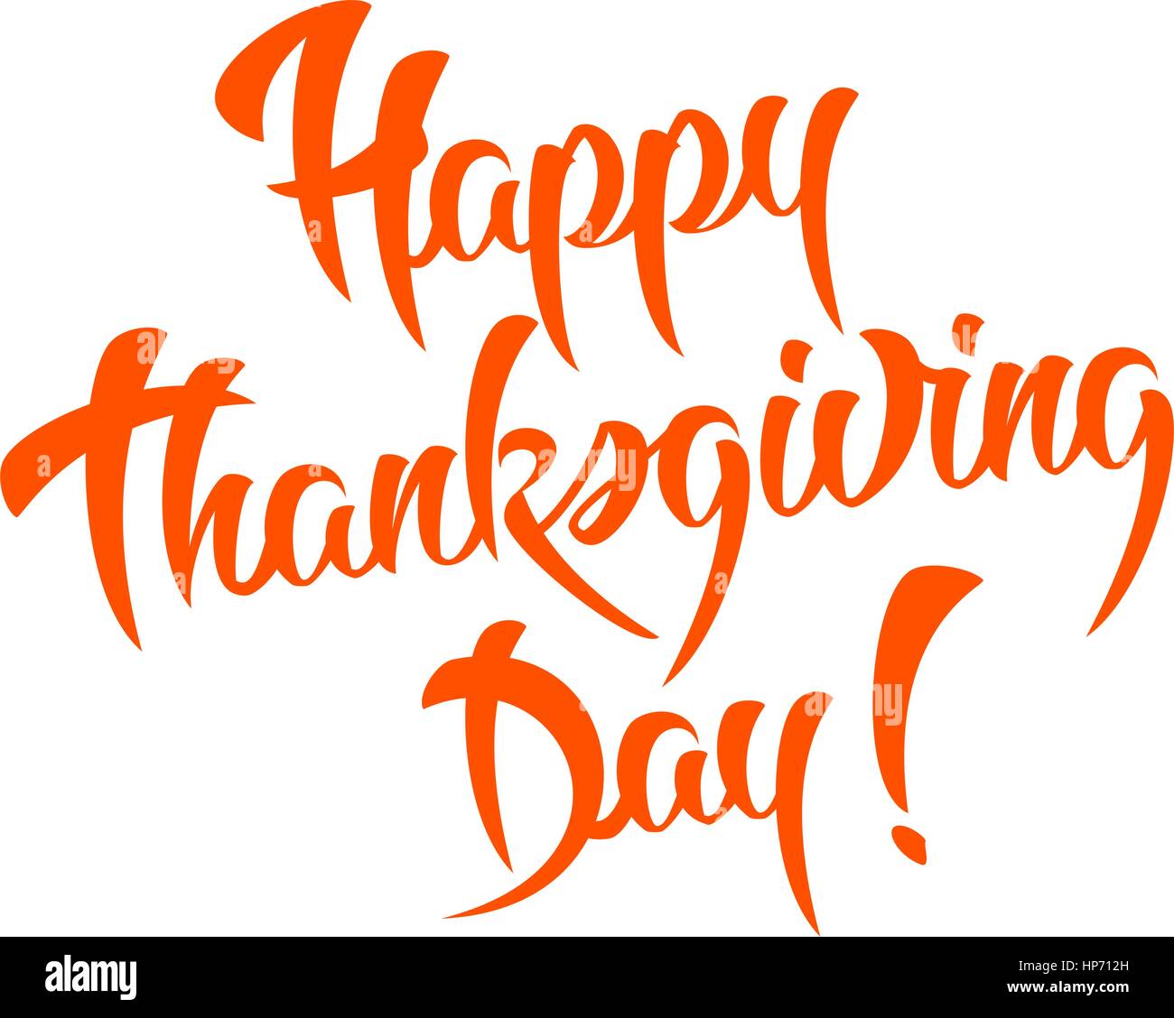 Happy Thanksgiving Day Vector Calligraphy Design template, Cute Vector ...
