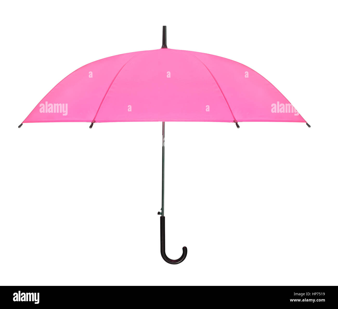 pink umbrella isolated against white background Stock Photo Alamy