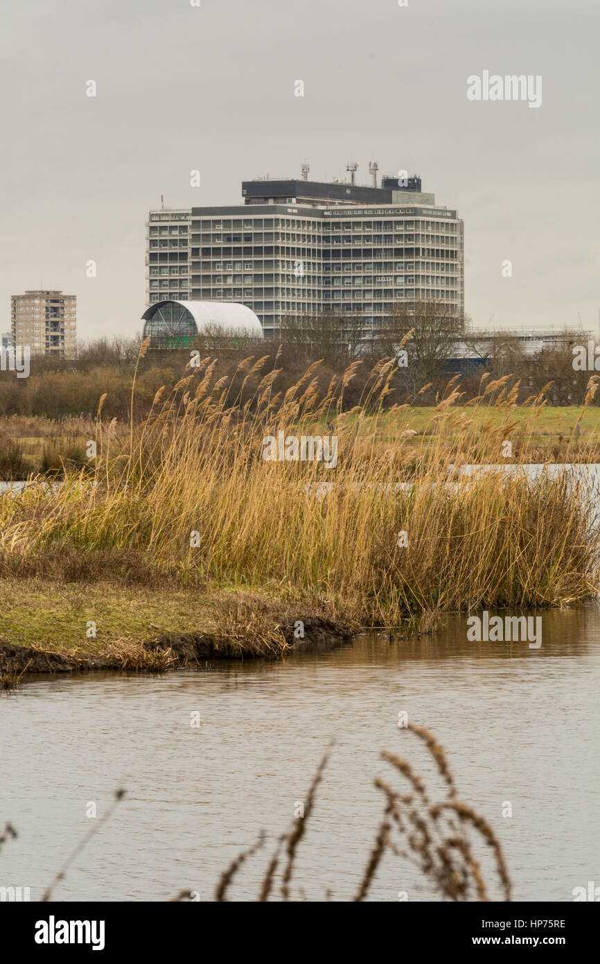 Charing Cross Hospital in Hammersmith SW London, England, UK Stock