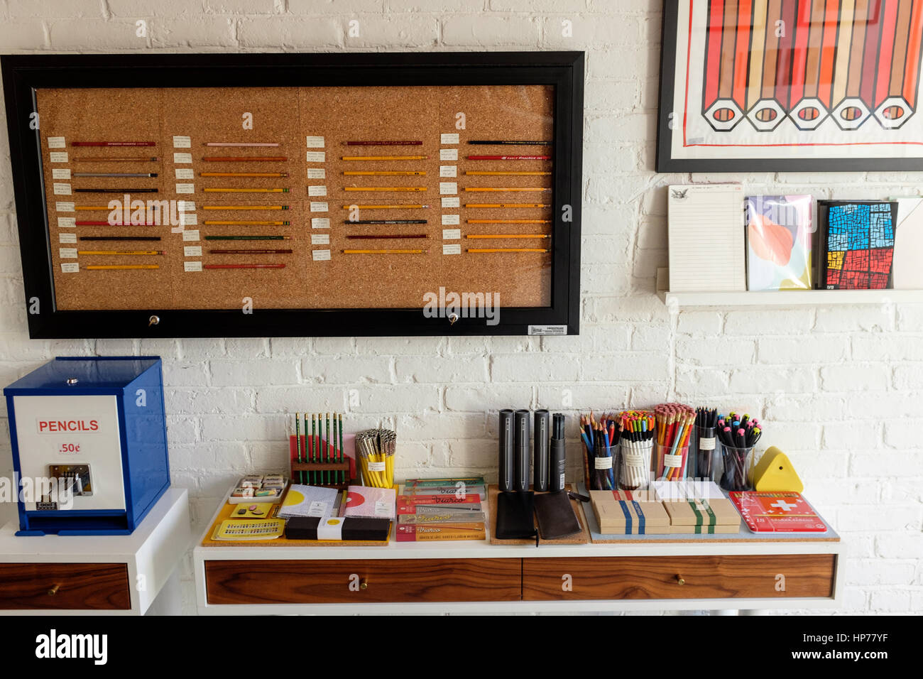 CW Pencil Enterprise shop, New York, USA Stock Photo Alamy