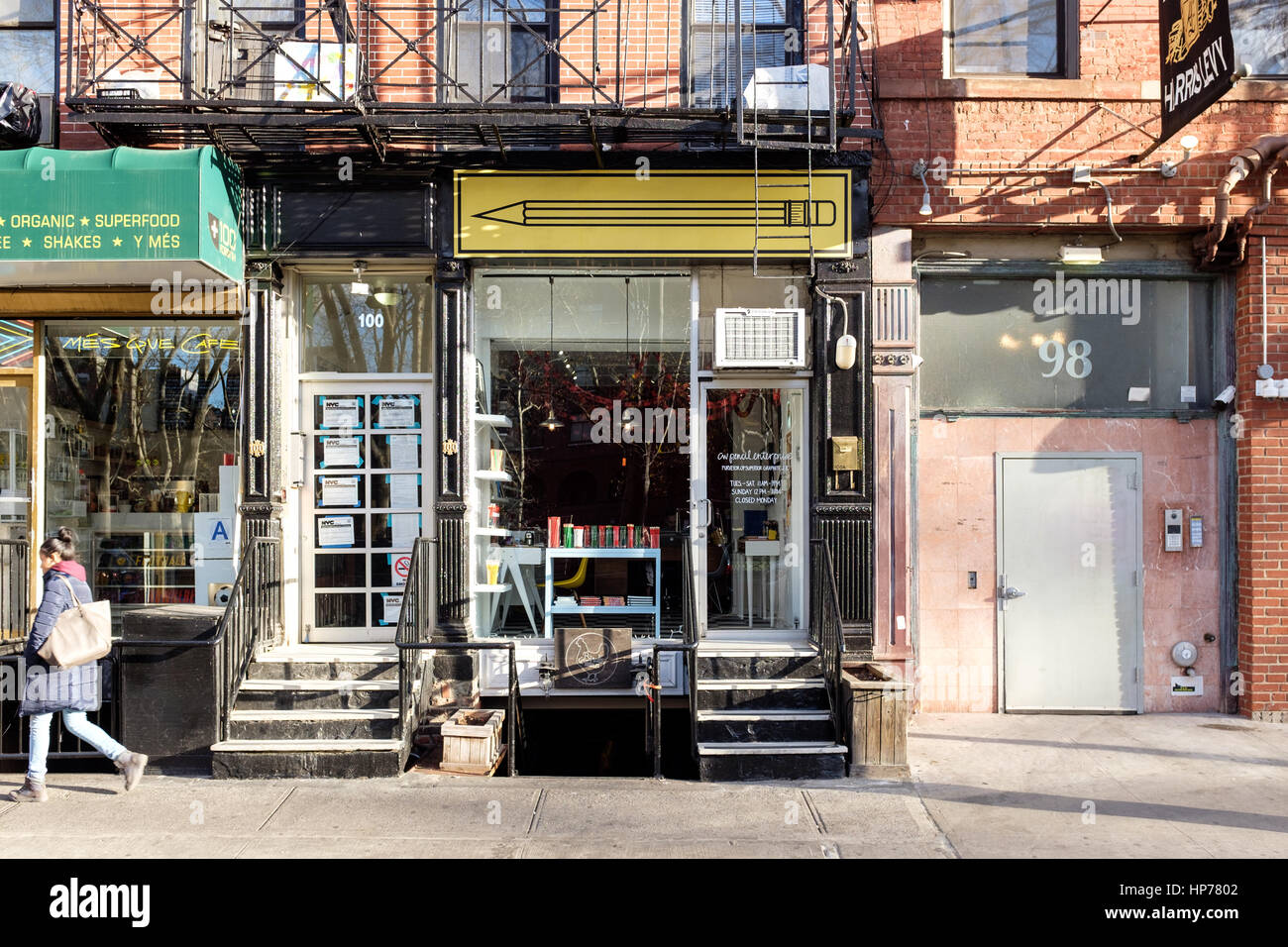 CW Pencil Enterprise shop, New York, USA Stock Photo Alamy