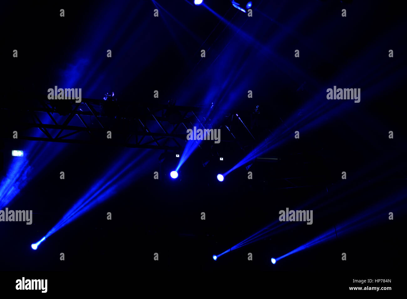 Stage lights at a live concert Stock Photo - Alamy